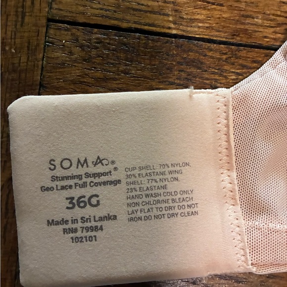 Soma Lace Bra in Soft Peach - Picture 4 of 4